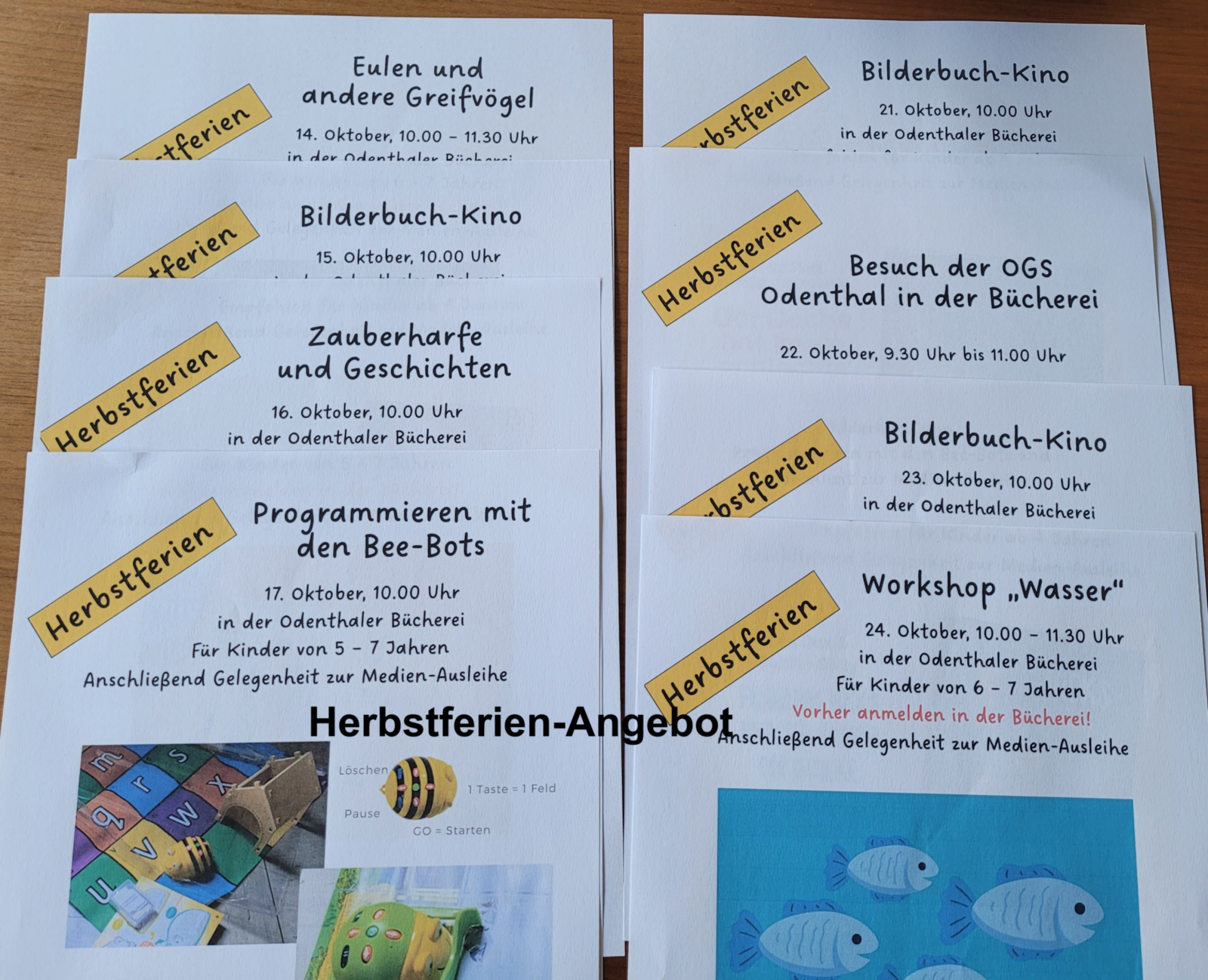 Herbstferien-Angebot